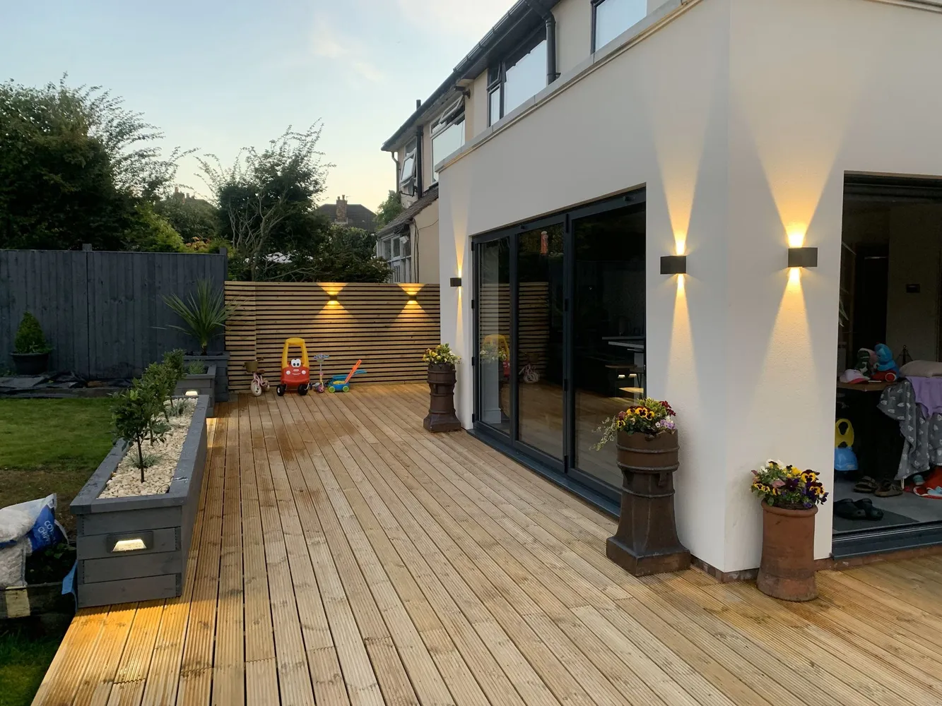 image: garden decking